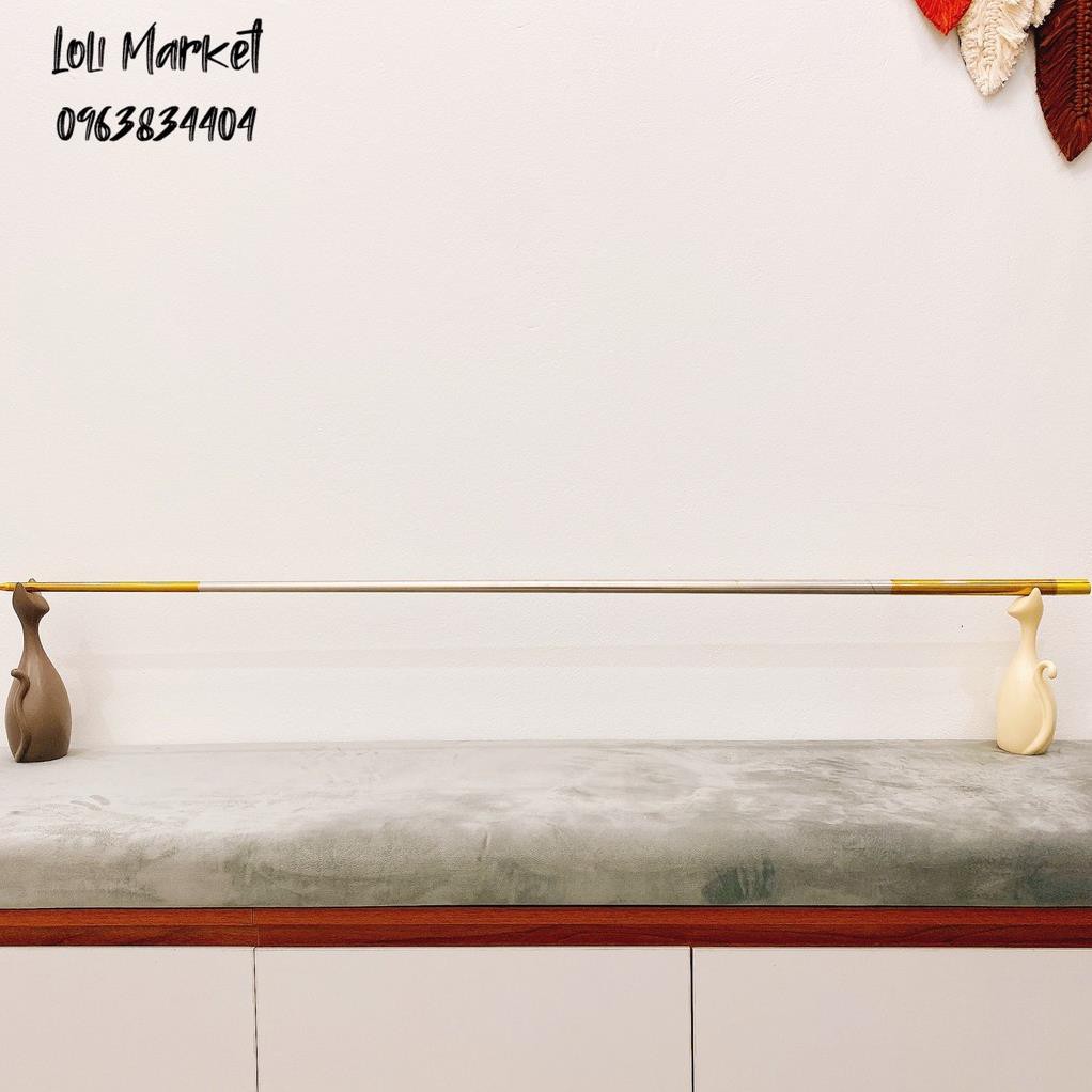 Gậy như ý tôn ngộ không hai đầu vàng bằng thép, gậy ảo thuật bỏ túi hàng cao cấp dài 1,1m | BigBuy360 - bigbuy360.vn