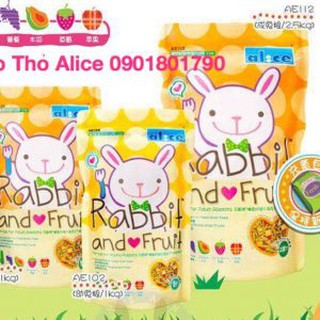 Cỏ Nén trái cây mix 5 loại trái cây cho thỏ, bọ ú, sóc bắc mỹ