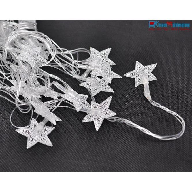 Dây Đèn Chớp Ngôi Sao Nhỏ 7 Màu Dài 3M Trang Trí Phòng Xinh Lung Linh