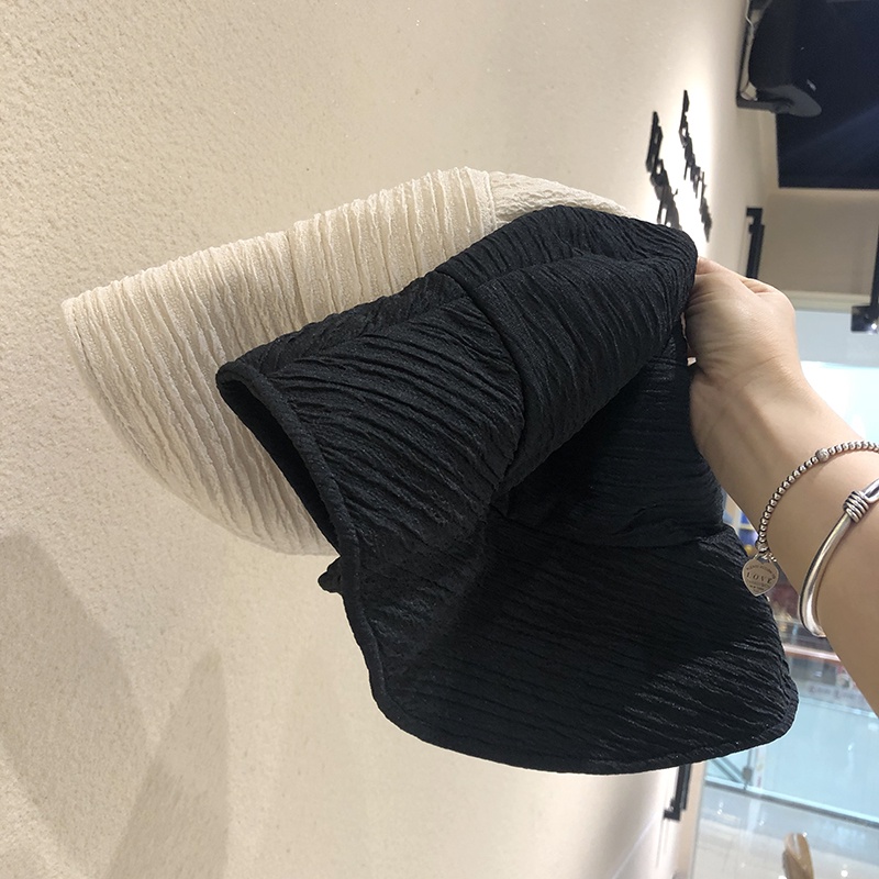 Mũ Xô Cotton Mỏng Mềm Gấp Gọn Màu Trơn Phong Cách Nhật Bản Thoải Mái