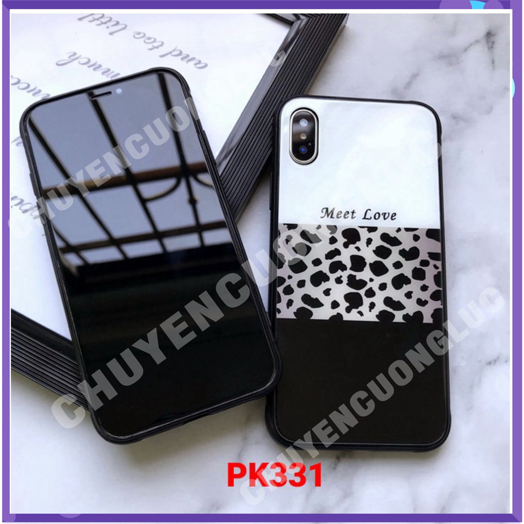 [HOT] ỐP LƯNG KÍNH hình da báo cá tính -IP 6/6S - 6 Plus/ 6S Plus - 7/ 8 - 7 Plus/ 8 Plus - X/ XS/ XS Max . ... - CCLNB
