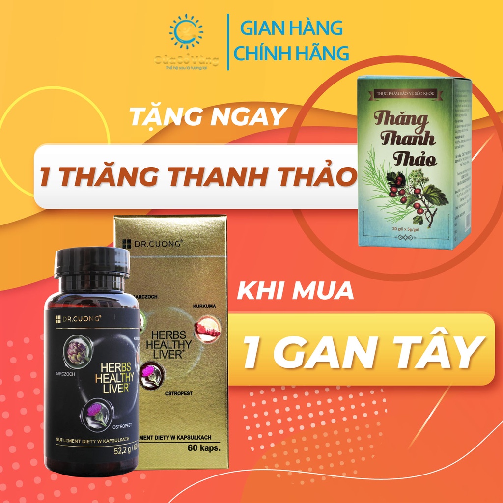 Herbs Healthy Liver – Hỗ Trợ Tăng Cường Chức Năng Gan - TẶNG 1 Thăng Thanh Thảo