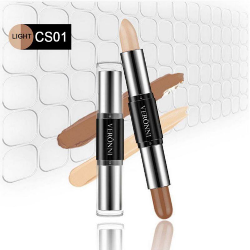 [Hàng mới về] Thỏi kem tạo khối / bắt sáng 2 trong 1 hai đầu dùng trang điểm | BigBuy360 - bigbuy360.vn