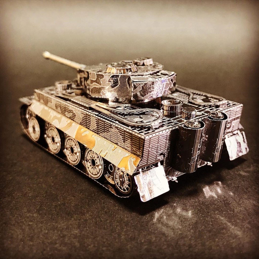 Mô Hình Kim Loại 3D Xe Tăng Tiger 1 Đức Quốc Xã
