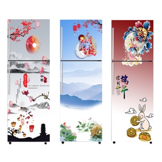 Decal dán tủ lạnh mẫu trung thu - 2022 chất liệu cao cấp