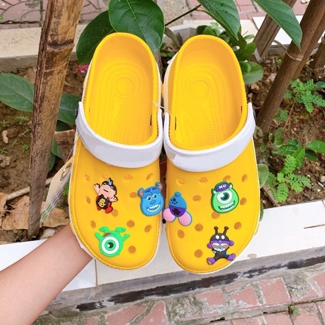 Dép Sục Nữ Răng Cưa Siêu Nhẹ Không Sticker | BigBuy360 - bigbuy360.vn