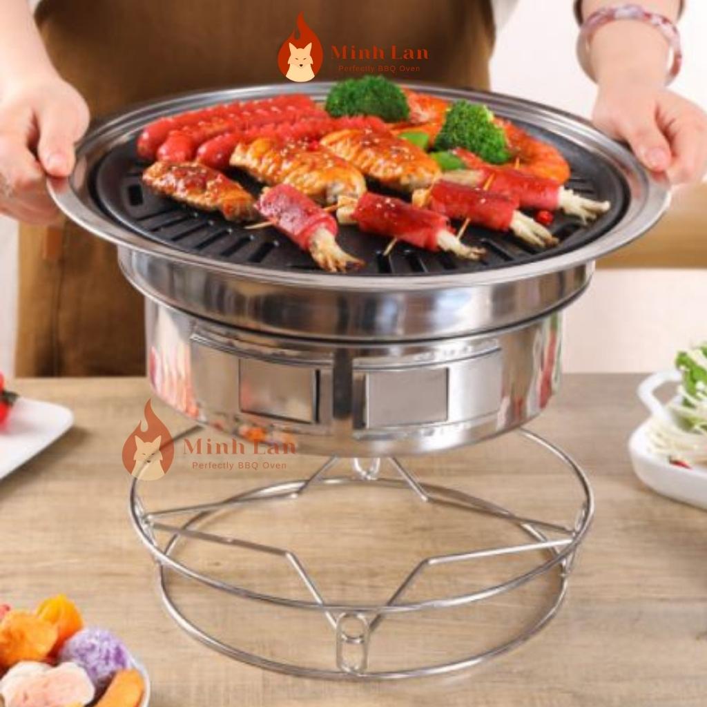 Bếp nướng than hoa ngoài trời, vỉa hè, du lịch giá rẻ