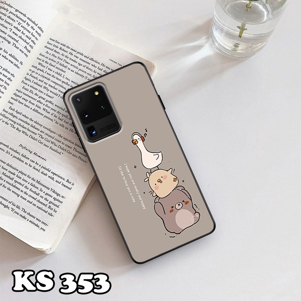 Ốp lưng Samsung S20 - S20 Plus - S20 Ultra - S2- FE - Ốp Samsung in hình Cat&amp;Bear - Chất liệu TPU siêu bền