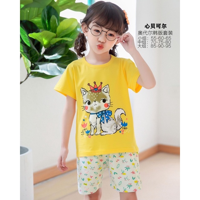 [E4] Bộ cotton Quảng Châu cho bé cao cấp