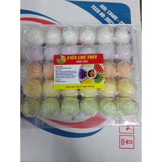 Set chè trôi tàu ngũ sắc