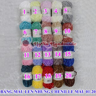 Len nhung Chenille 42k/cuộn