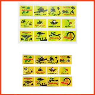 Tem decal phượt phản quang (giá 1 cái)