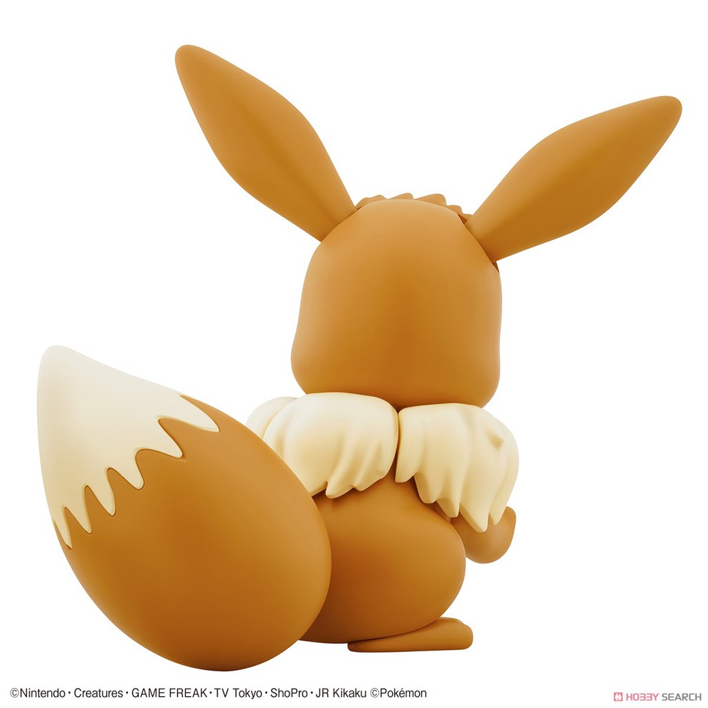 Mô Hình Lắp Ráp Pokepla Collection Big 02 Eevee Bandai Figure Rise Standard Đồ Chơi Anime Nhật