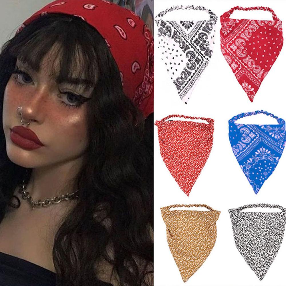 Băng Đô Vải In Hoa Dễ Thương Dành Cho Nữ