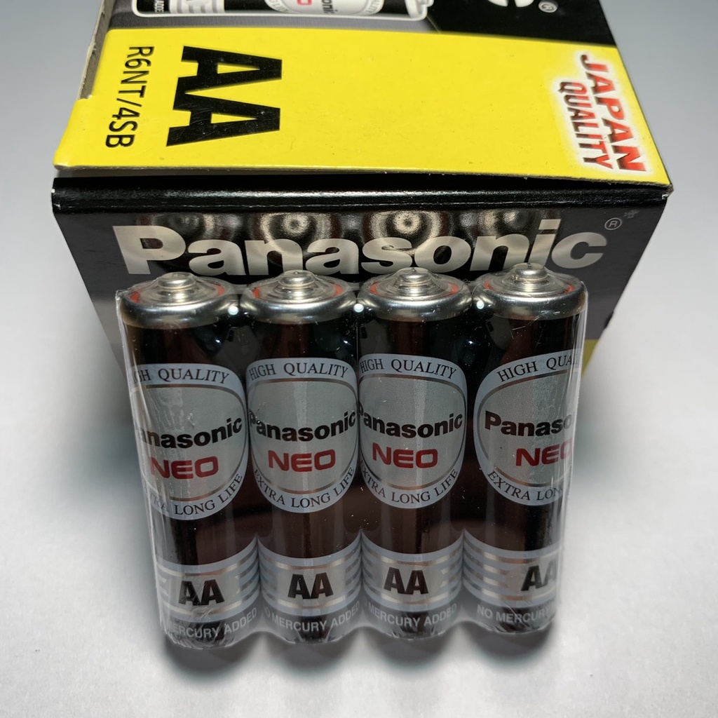 Pin  tiểu AA Panasonic R6NT/4S màu đen hộp 40 viên