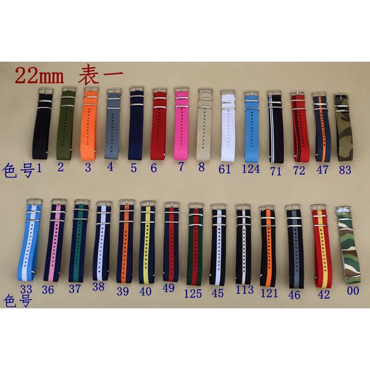 Dây Đồng Hồ Đeo Tay Thời Trang Bằng Vải Bạt Nilon 22mm DW Cao Cấp Seiko