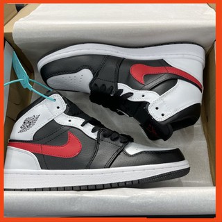 Giày Nike Jordan 1 Mid Black Chile Red 👟 FREE SHIP, BAO ĐỔI SIZE 👟 Giày Sneaker Nam Nữ, Giày Thể Thao Cao Cấp, Giày Nam