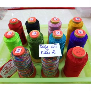 Khoảng 200m dây dù làm vòng tay 1mm