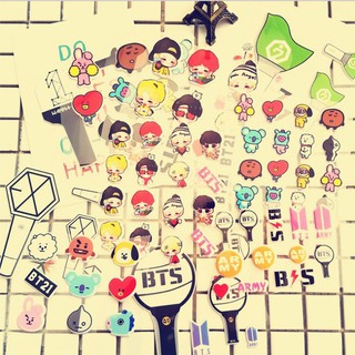 Sticker BTS, EXO, Wanna One, Got 7