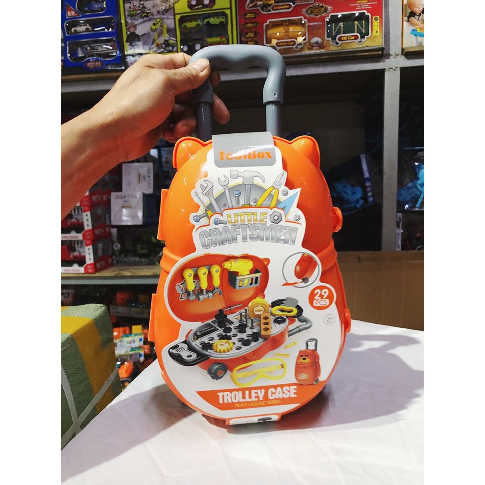 BỘ ĐỒ CHƠI VALI CƠ KHÍ CHO BÉ