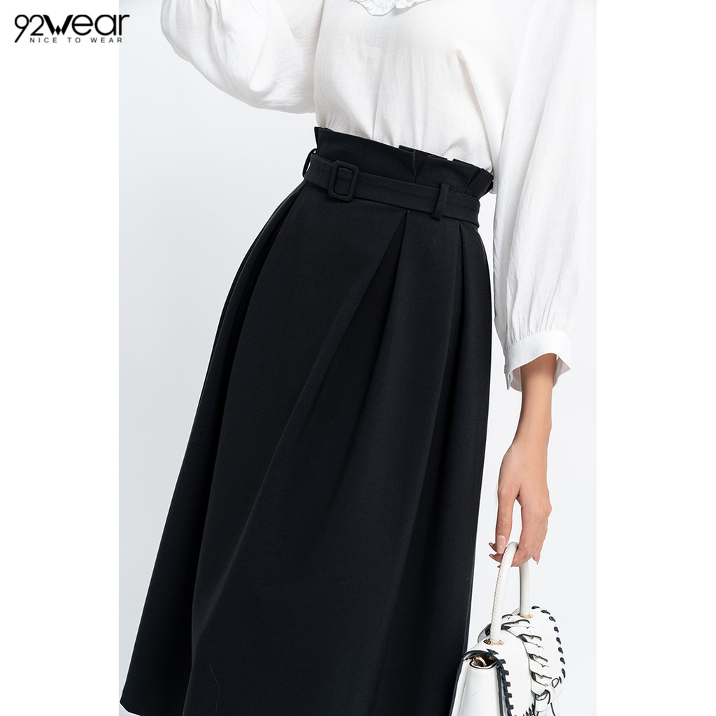 [Mã WABRLOW5 giảm 15% đơn 300K] Chân váy nữ dài xếp ly cạp liền JDW0727 92WEAR | BigBuy360 - bigbuy360.vn