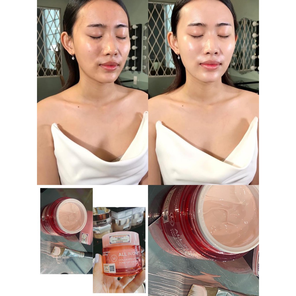 Kem Lót Nâng Tone ALL IN ONE Căng Bóng Da | BigBuy360 - bigbuy360.vn