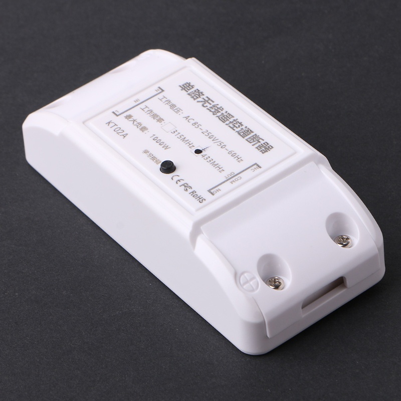 Bộ Mô Đun Nhận Tín Hiệu Điều Khiển Từ Xa AC85V-250V 1CH Cho Đèn / Quạt / Garage D