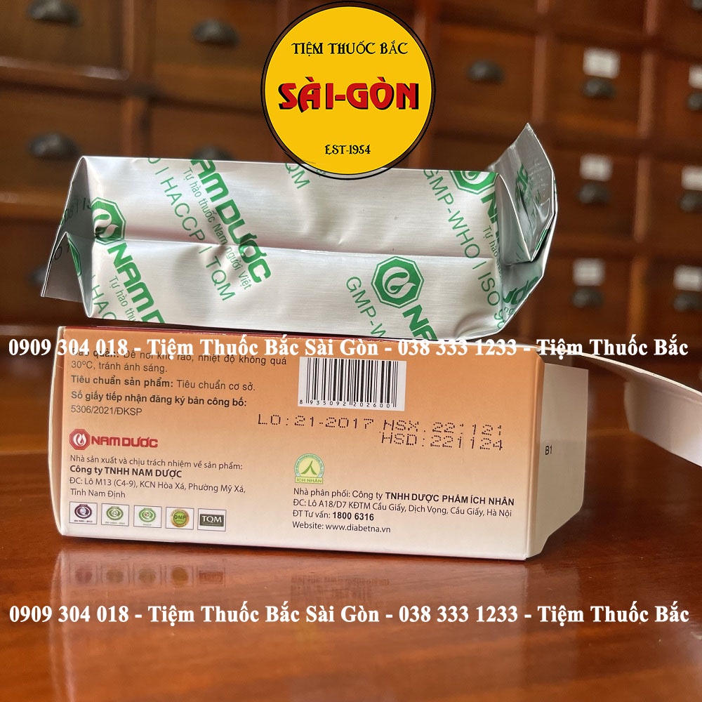 Diabetna Hỗ trợ cho người bị tiểu đường - Tiệm Thuốc Bắc Sài Gòn