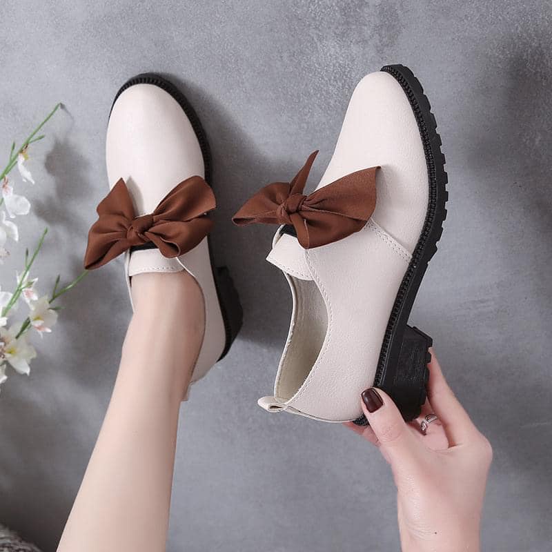 GIÀY LOAFER NƠ VẢI SIZE 35-40