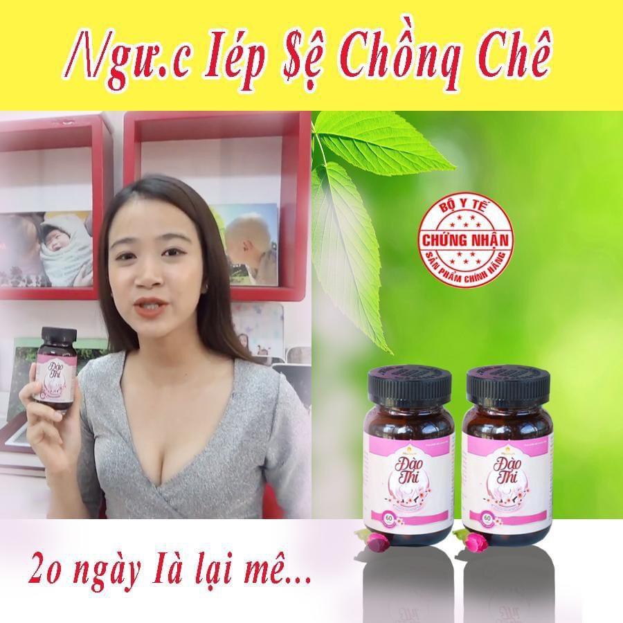 [CHÍNH HÃNG]-VIÊN UỐNG NỞ NGỰC ĐÀO THI HIỆU QUẢ SAU 20 NGÀY CĂNG TRÒN SĂN CHẮC CẢI THIỆN VÒNG 1 - TẶNG MẶT NẠ MẮT 20.000 | Thế Giới Skin Care