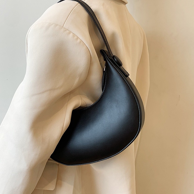 Ielgy Túi Đeo Vai Màu Trơn Đa Năng Cho Nữ