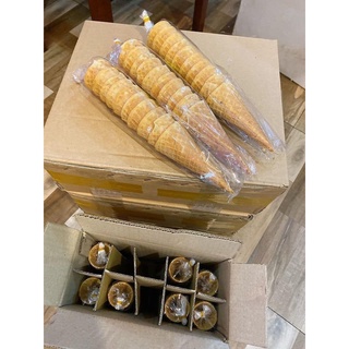 [HN chọn giao hỏa tốc]Ốc quế, vỏ ốc quế giòn, vỏ dày (Thùng 100 cái)