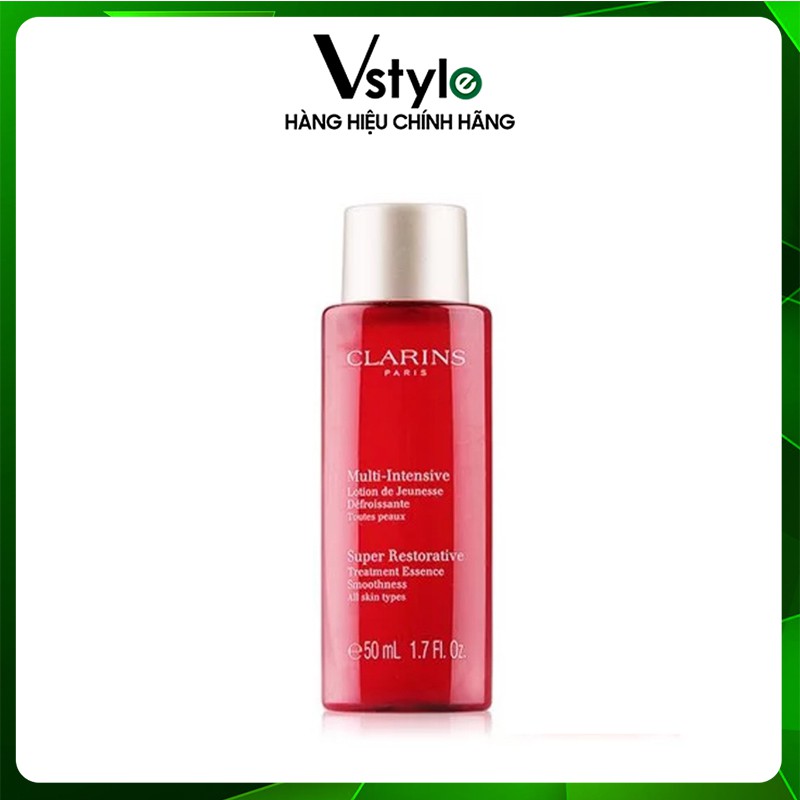 Nước Hoa Hồng Tinh Chất Clarins Super Restorative Treatment Essence Smoothness 50ml