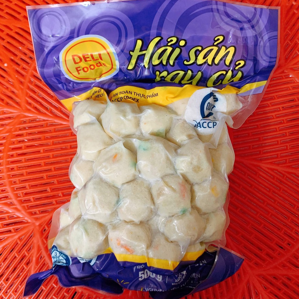 Cá viên chiên hải sản rau củ loại ngon gói 500gr | BigBuy360 - bigbuy360.vn