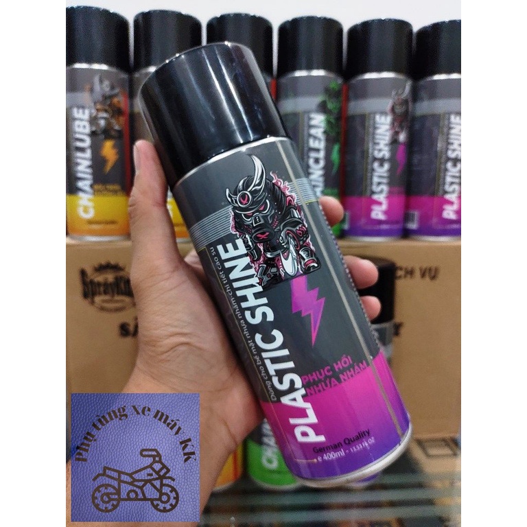 [CHÍNH HÃNG] SPRAYKING PLASTIC SHINE/CHAIN CLEAN/CHAIN LUBE:DƯỠNG BÓNG SẠCH XE - RỬA SÊN - DƯỠNG SÊN