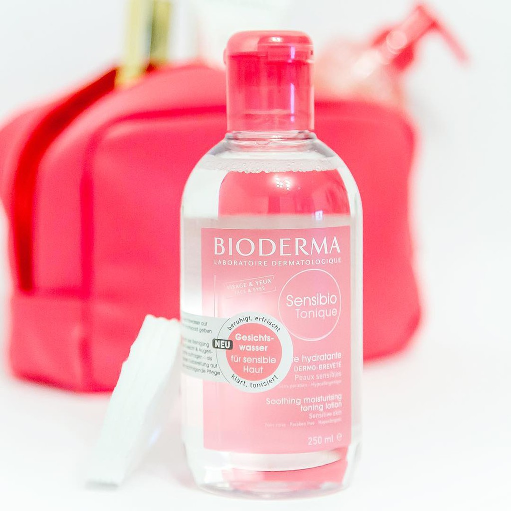 Nước Hoa Hồng Bioderma Sensibio Tonique 100ml Dành Cho Da Nhạy Cảm