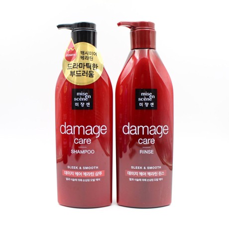 Dầu Gội VÀ XẢ MISEEN SCÈNE DAMAGE CARE 680ML*2 HÀN QUỐC