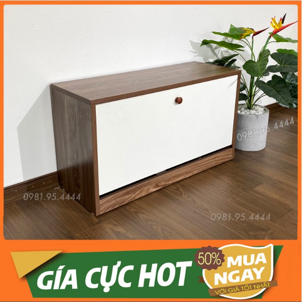 Tủ Giày Gỗ Thông Minh 3 Ngăn Có Ghế Ngồi Tiện dụng Bảo Hành 720 Ngày