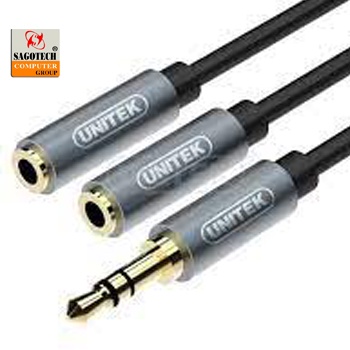 Cáp Loa Audio 3.5mm 1 ra 2 UNITEK
