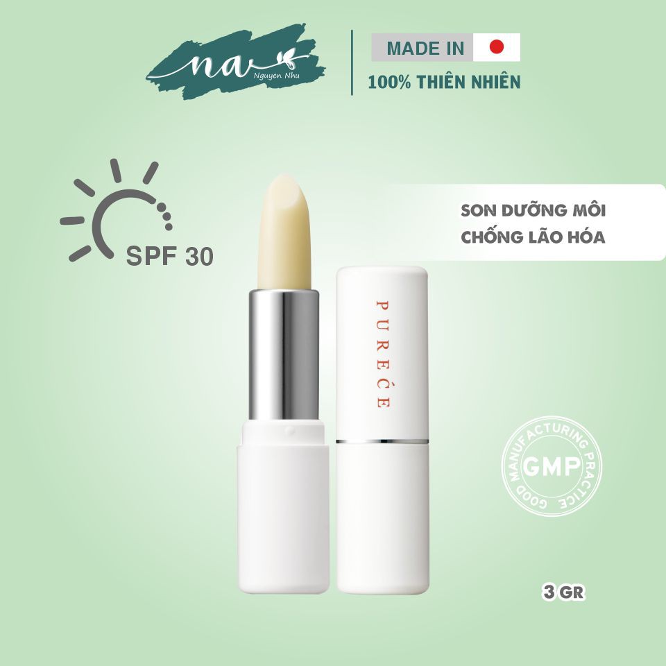 Son dưỡng ẩm chống nhăn Naris Medicated Purece Lip Care Stick