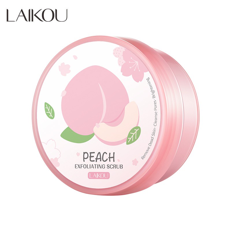 Tẩy da chết LAIKOU đào dành cho mặt Peach Exfoliating Scrub Laikou 90G