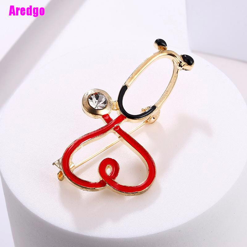 Trâm Cài Áo Hình Ống Nghe Nhịp Tim Thời Trang