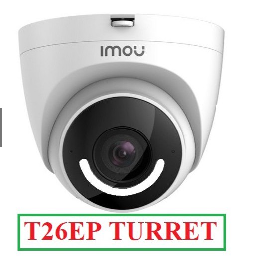 Camera IP 2M Wifi Ngoài Trời Thông Minh IMOU T26EP Turret 1080P Còi Hú Báo Động F22 G22P C22EP A22EP Chính Hãng 24T