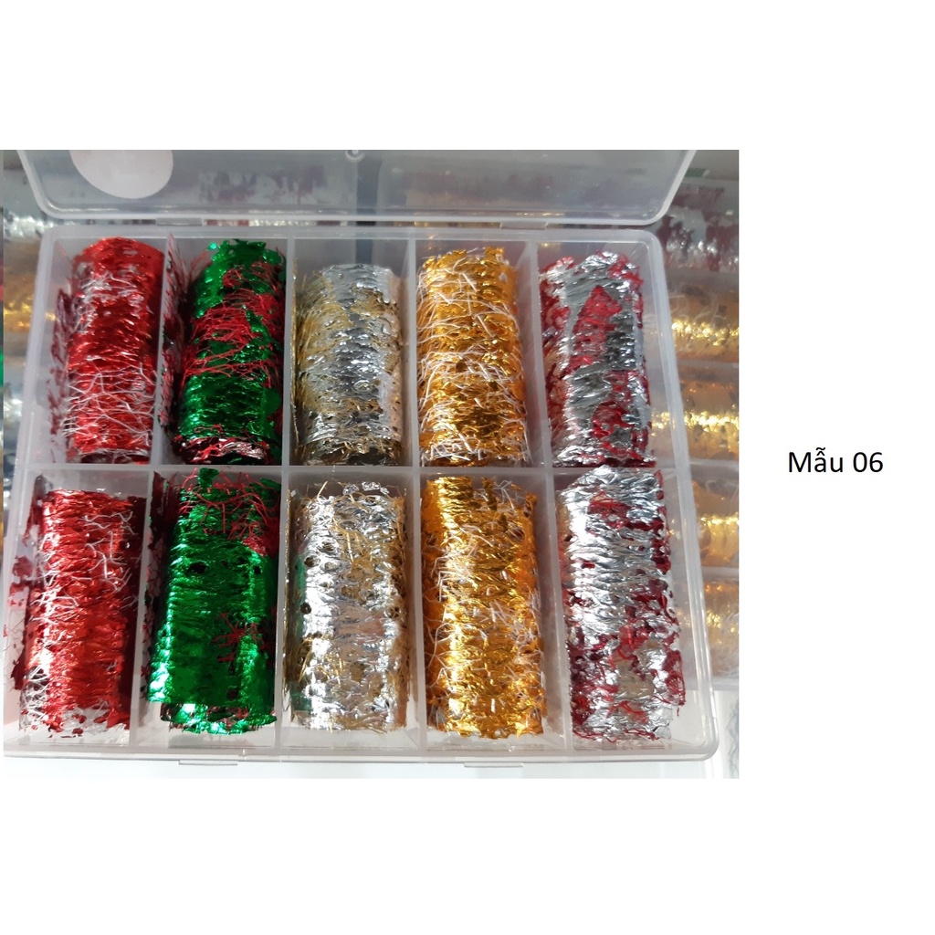 Hộp trang trí Foil ren (NA5827)