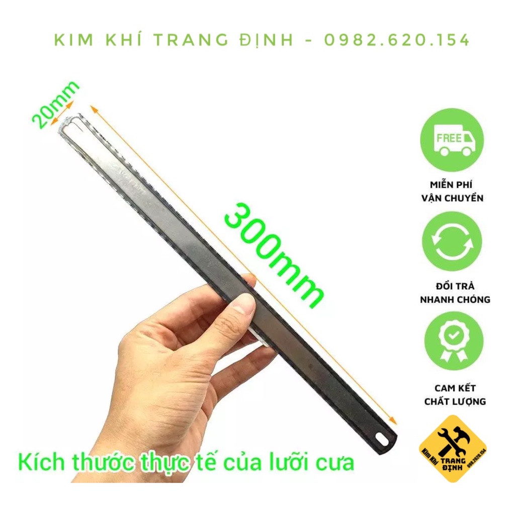 Lưỡi cưa sắt 2 mặt 300mm 12inch