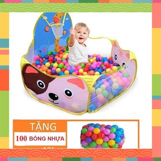 Km - lều bóng rổ tặng kèm 100 bóng - km