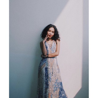 Váy maxi boho Free People