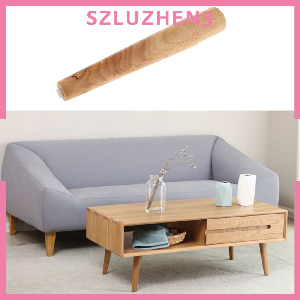 Chân Ghế Sofa / Giường Ngủ / Ghế Gỗ Màu Trơn Tiện Dụng