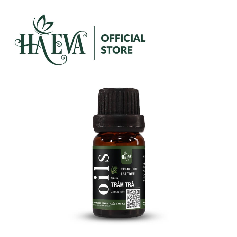 Tinh dầu Tràm Trà Haeva Cao Cấp, 100% Thiên Nhiên, kháng khuẩn, Tốt cho hô hấp, giải cảm.Chai 10ml,30ml,100ml