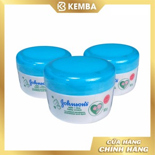Kem dưỡng ẩm gohnson's baby 50g, nắp xanh, KEMBA